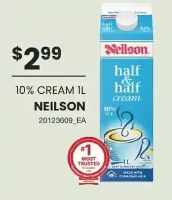 Wholesale Club Neilson 10% cream offer