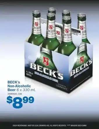 Wholesale Club Ceck's non-alcoholic beer offer