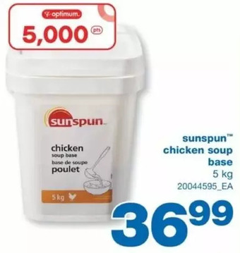 Wholesale Club Sunspun chicken soup base offer