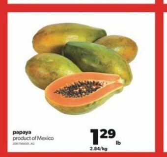 Real Canadian Superstore Papaya offer