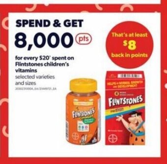 Real Canadian Superstore Flintstones children's vitamins offer