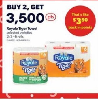 Real Canadian Superstore Royale tiger towel offer
