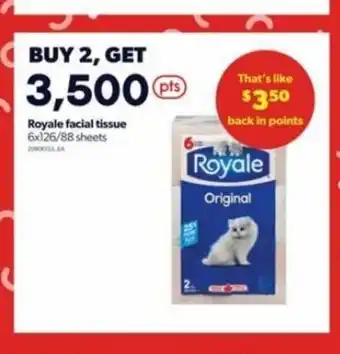 Real Canadian Superstore Royale facial tissue 6 x 126/88 sheets offer