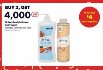 Real Canadian Superstore St. Ives body lotion or body wash offer