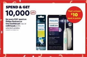 Real Canadian Superstore Philips sonicare or one toothbrush or refill heads offer