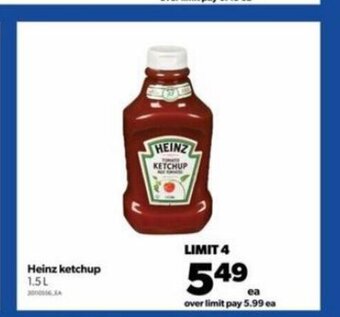 Real Canadian Superstore Heinz ketchup 1,5L offer
