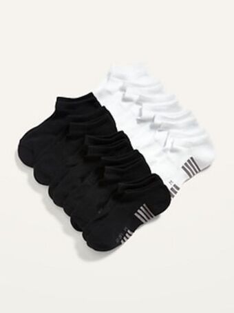 Old Navy Gender-neutral go-dry ankle socks 10-pack for kids offer
