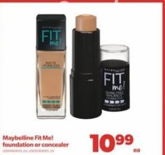 Real Canadian Superstore Maybelline fit me! foundation or concealer offer