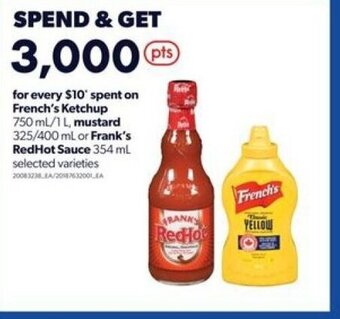 Real Canadian Superstore French's ketchup 750ml/1L offer