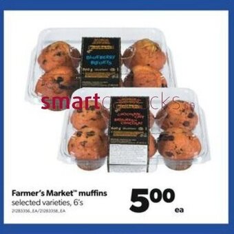 Real Canadian Superstore Farmer's market muffins 6's offer