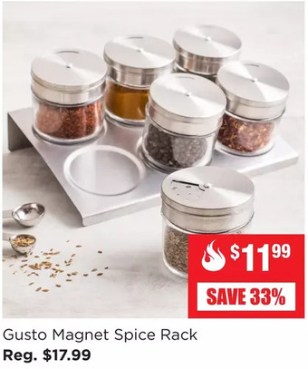 Kitchen Stuff Plus Gusto magnet spice rack offer