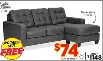 Surplus Furniture Signature design ashley sectional offer
