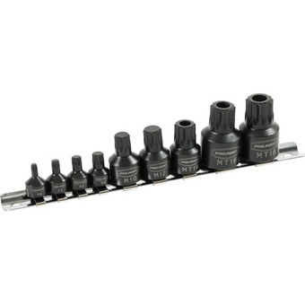 Princess Auto Pro-point 9 pc triple square stubby bit socket set offer