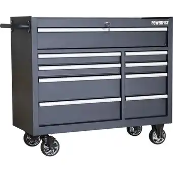 Princess Auto Power fist 42 in. 9-drawer rolling tool cabinet offer