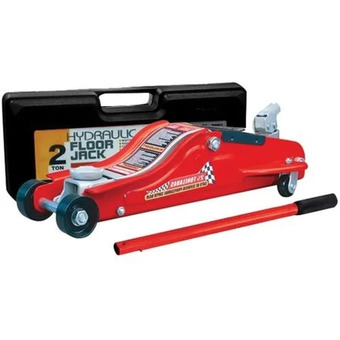 Princess Auto Big red 2-1/2 ton low-profile trolley jack with case offer