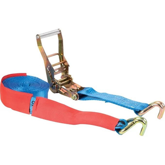 Princess Auto Erickson 2 in. x 22 ft 10,000 lb ratchet tie-down strap with sliding wear sleeve offer