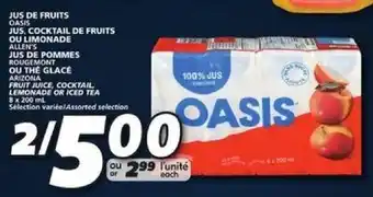 IGA Oasis jus de fruits 8x200ml offer
