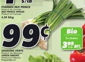 IGA Green onions offer