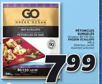 IGA Frozen scallops 340g offer