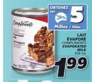 IGA Compliments evaporated milk 354 ml offer