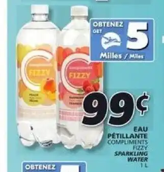 IGA Compliments fizzy sparkling water 1L offer