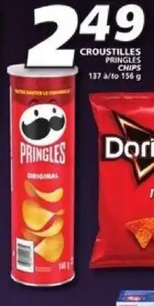 IGA Pringles chips 137 to 156g offer