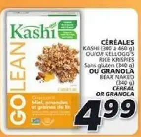IGA Kashi cereales (340 a 460g) offer