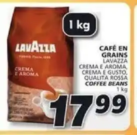 IGA Lavazza coffee beans 1kg offer