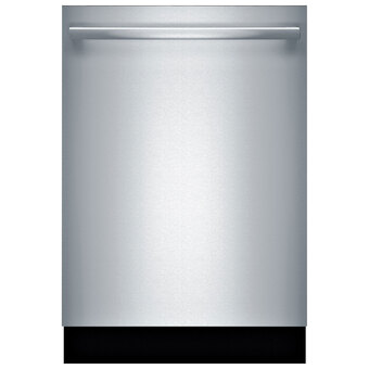 Best Buy Bosch 100 series 24" 48db built-in dishwasher with third rack (shxm4ay55n) - stainless steel offer