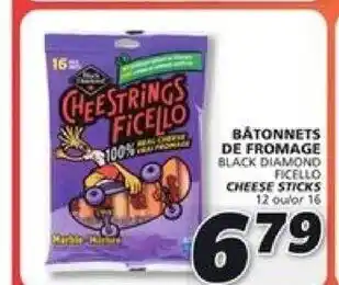IGA Black diamond batonnets de fromage offer
