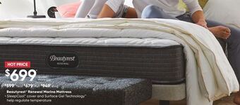 Sleep Country Beautyrest renewal marina mattress offer