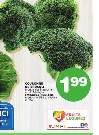 IGA Crown of broccoli offer