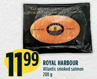 Marché Adonis Royal harbour atlantic smoked salmon offer