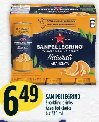 Marché Adonis San pellegrino sparkling drinks offer
