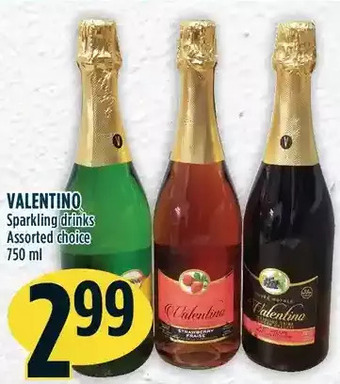 Marché Adonis Valentino sparkling drinks offer