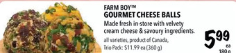 Farm Boy Farm boy gourmet cheese balls offer