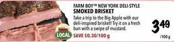 Farm Boy Farm boy new york deli-style smoked brisket offer