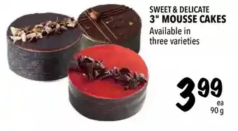 Farm Boy Sweet & delicate 3" mousse cakes offer