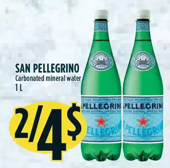 Marché Adonis San pellegrino carbonated mineral water offer