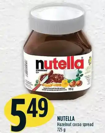 Marché Adonis Nutella hazelnut cocoa spread offer