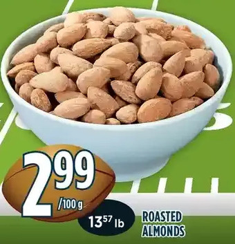 Marché Adonis Roasted almonds offer