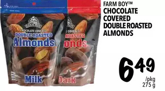 Farm Boy Farm boy chocolate covered double roasted almonds offer