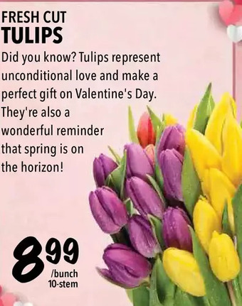 Farm Boy Fresh cut tulips offer