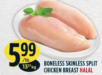 Marché Adonis Boneless skinless split chicken breast offer