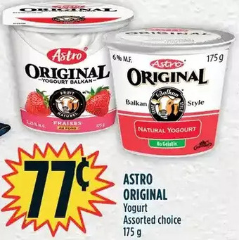 Marché Adonis Astro original yogurt offer