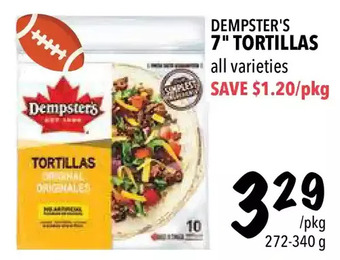 Farm Boy Dempster's 7" tortillas offer