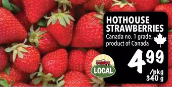 Farm Boy Hothouse strawberries offer