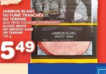 IGA Sliced white or smoked ham 125g offer