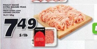 IGA Exceldor fresh extra lean ground chicken offer
