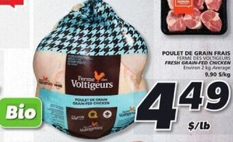 IGA Fresh grain-fed chicken offer
